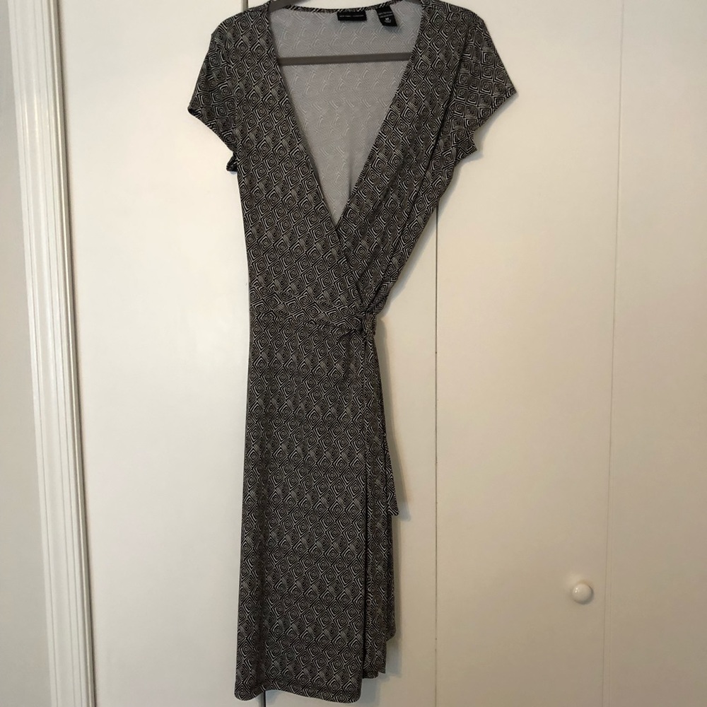 Flattering wrap dress
